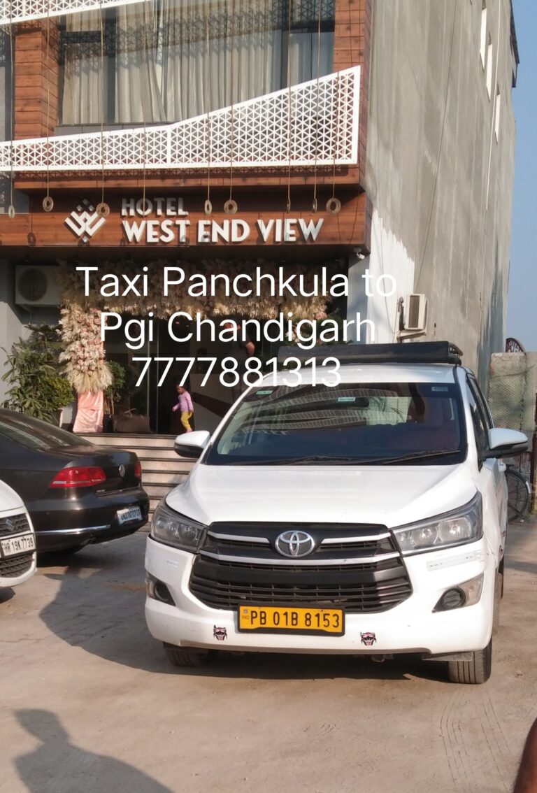 Taxi service Panchkula to PGI Chandigarh