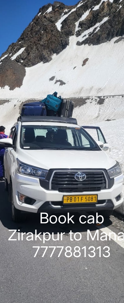 Taxi Zirakpur to Manali One way | 7777881313