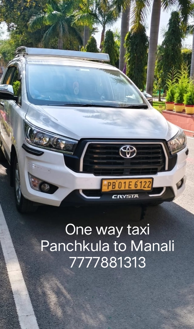 One way taxi Panchkula to Manali | 7777881313