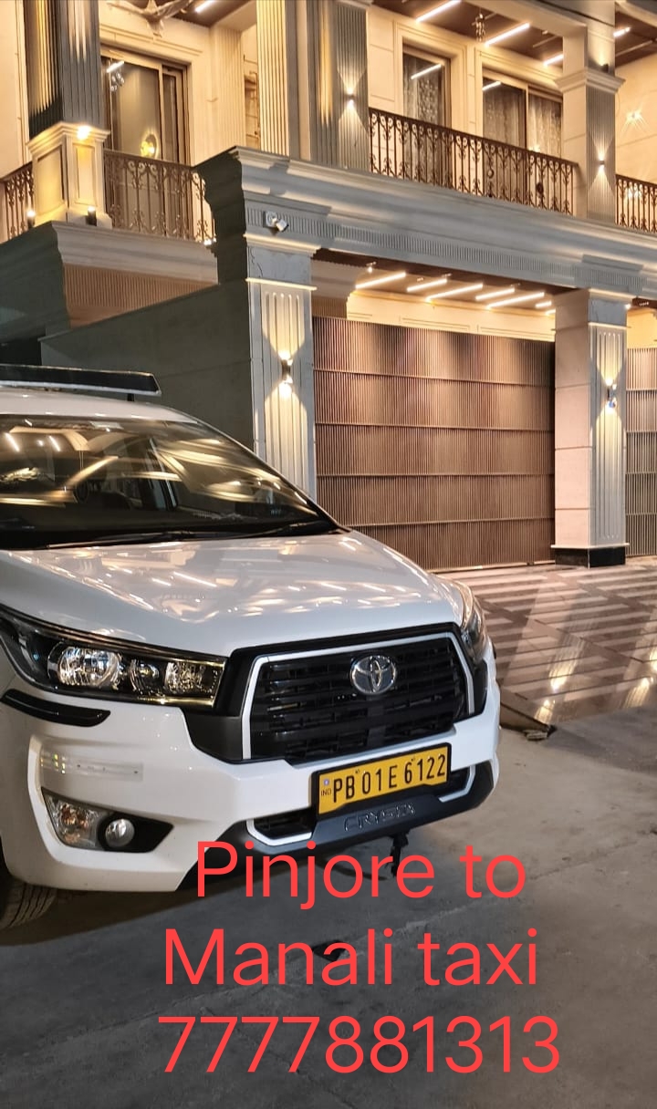 Taxi Pinjore to Manali | One way taxi Manali | 7777881313