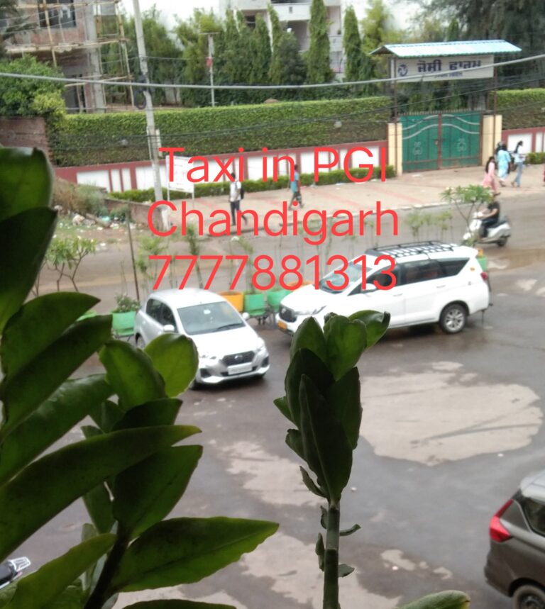 Book outstation cab from Pgi Chandigarh | 7777881313