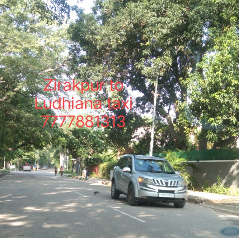 Taxi Zirakpur to Ludhiana | 7777881313